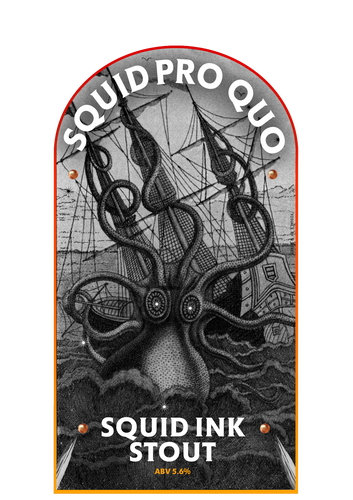 Squid Pro Quo - Squid Ink Stout - 5.6 % abv