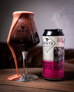 Stout with Blackcurrants - Genys Brewing Co. X Hackney Church Brew Co. - 7.6% abv