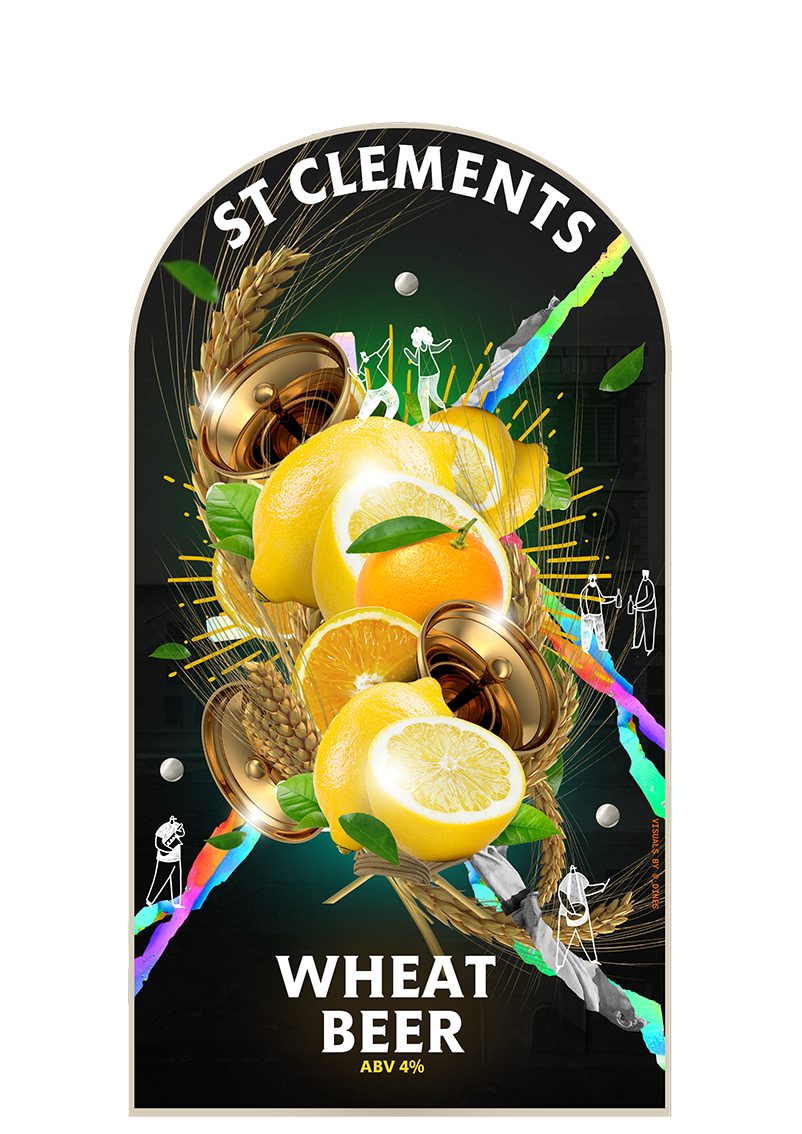 St Clements Yuzu Edition - Wheat Beer (Hefeweizen) - 5% abv | Hackney Church Brew